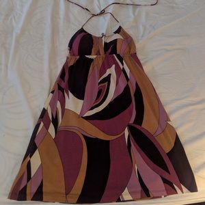 Patterned semi-formal/semi-casual sundress